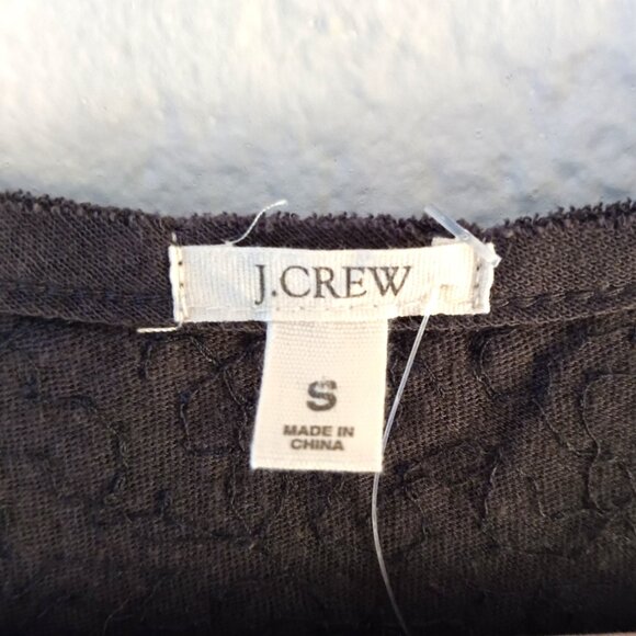 J Crew Black Full Sequin Disco Ball Raw Edged Small Tank Top Y2K Party - Picture 3 of 5